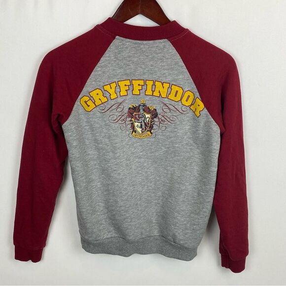 Primark Harry Potter Zip-Up Varsity Style Gryffindor Graphic Sweater - Picture 2 of 4